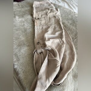 Banana Republic Heritage Cargo Pants Satin Taupe Size 12